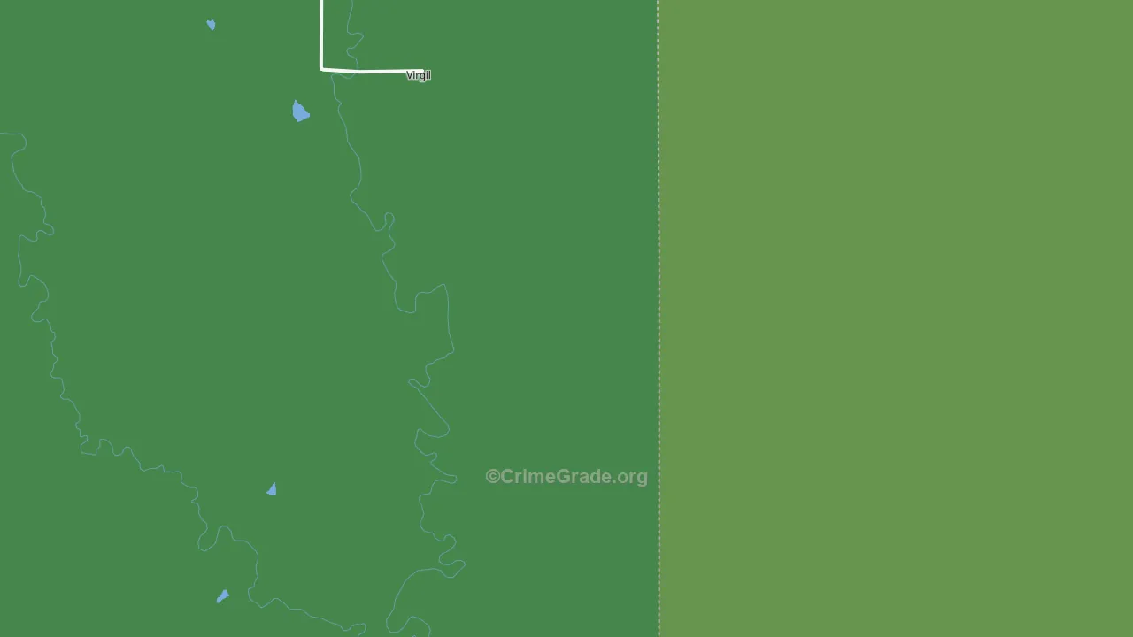 Virgil, KS Map of Theft Rates