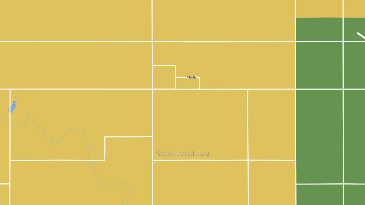 Virgil, SD Map of Theft Rates
