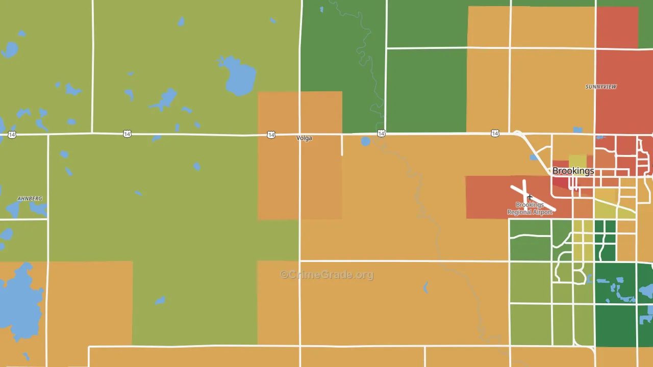 Volga, SD Map of Theft Rates