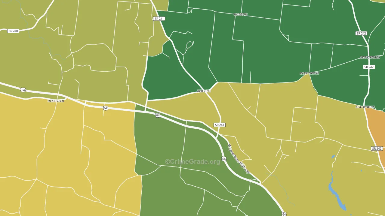 Weakly, TN Map of Theft Rates