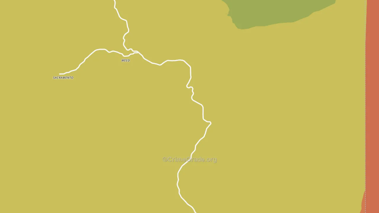 Weed, NM Map of Theft Rates