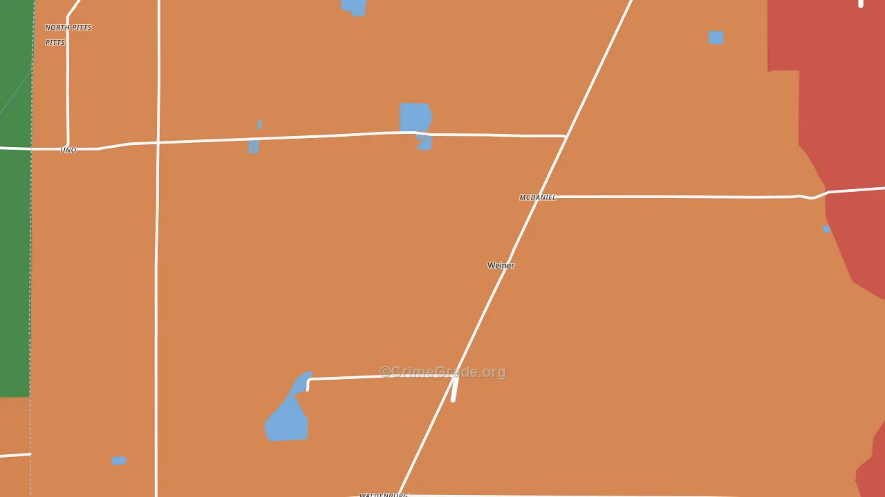 Weiner, AR Map of Theft Rates