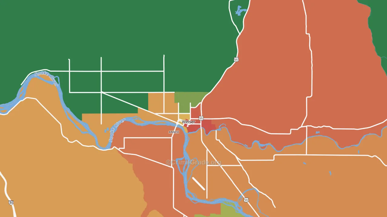 Weiser, ID Map of Theft Rates