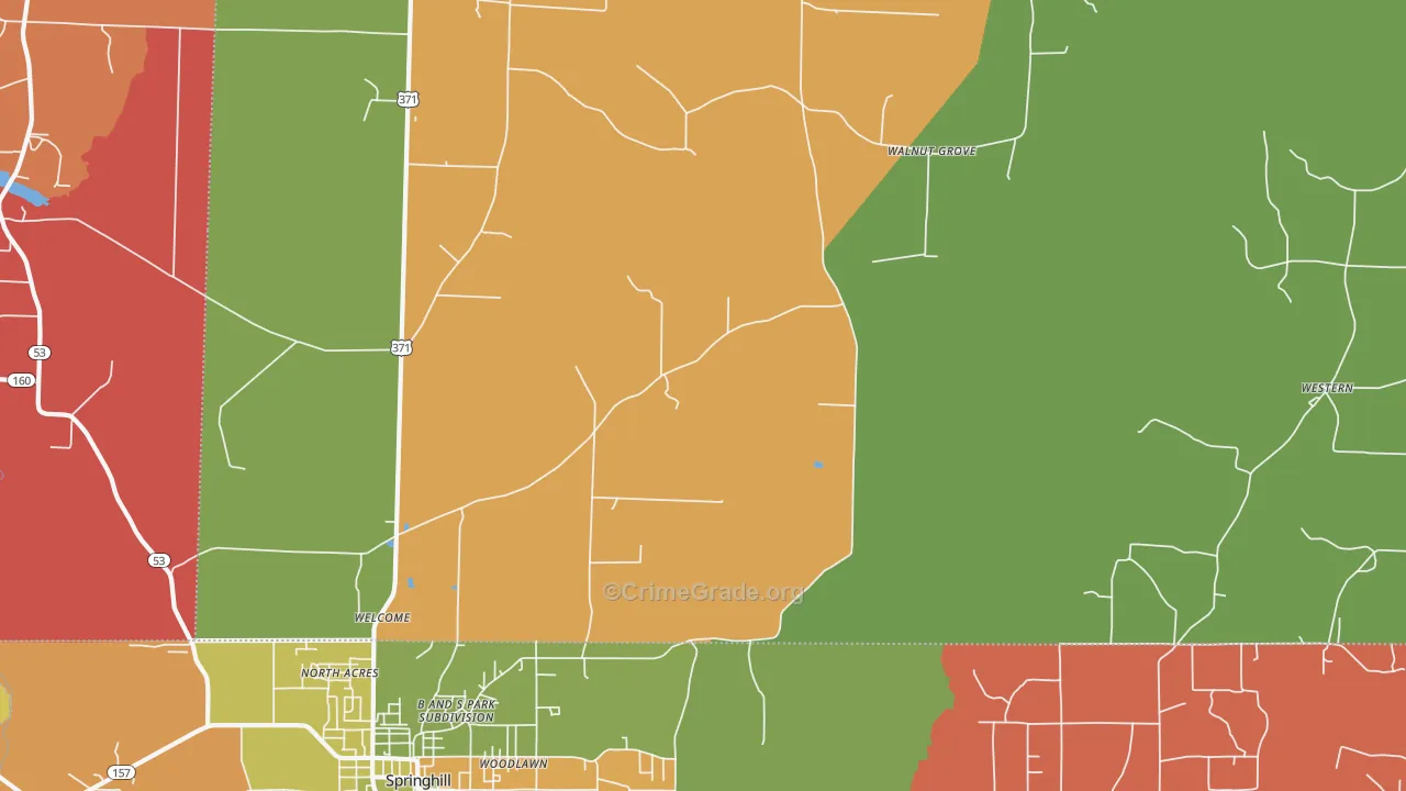 Welcome, AR Map of Theft Rates