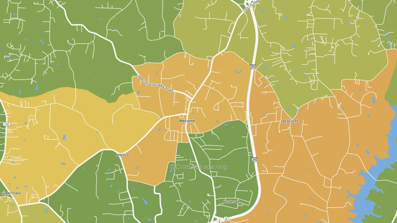 Welcome, NC Map of Theft Rates