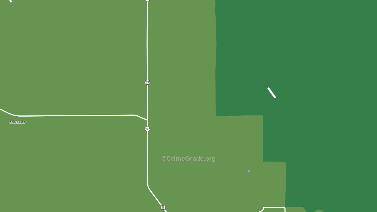 Wellfleet, NE Map of Theft Rates