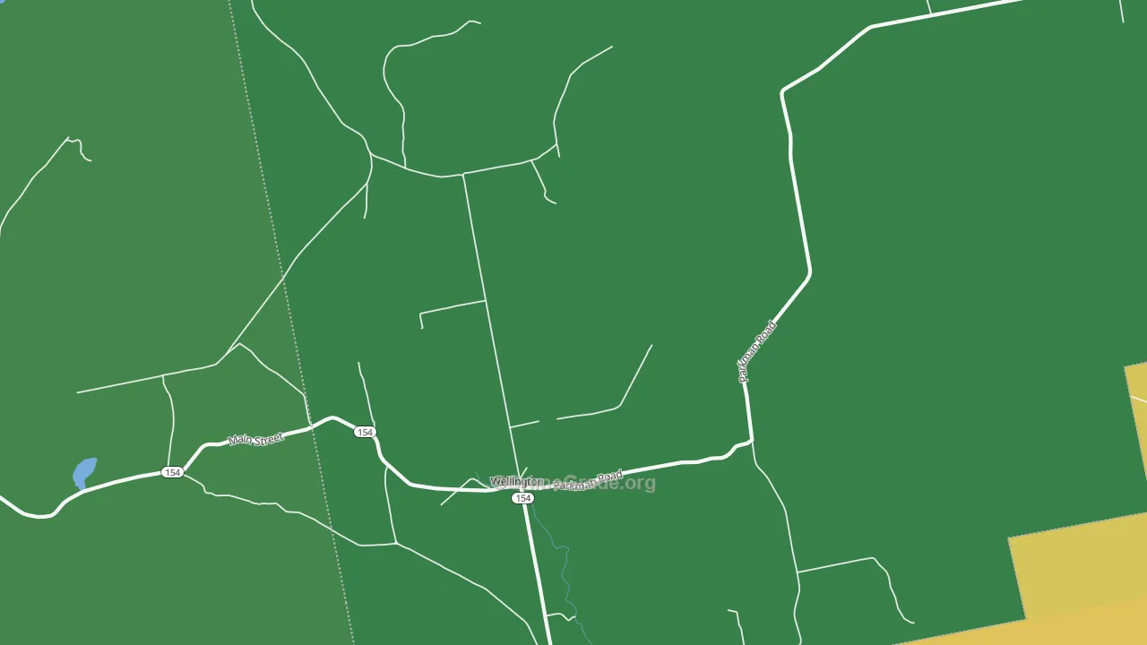 Wellington, ME Map of Theft Rates