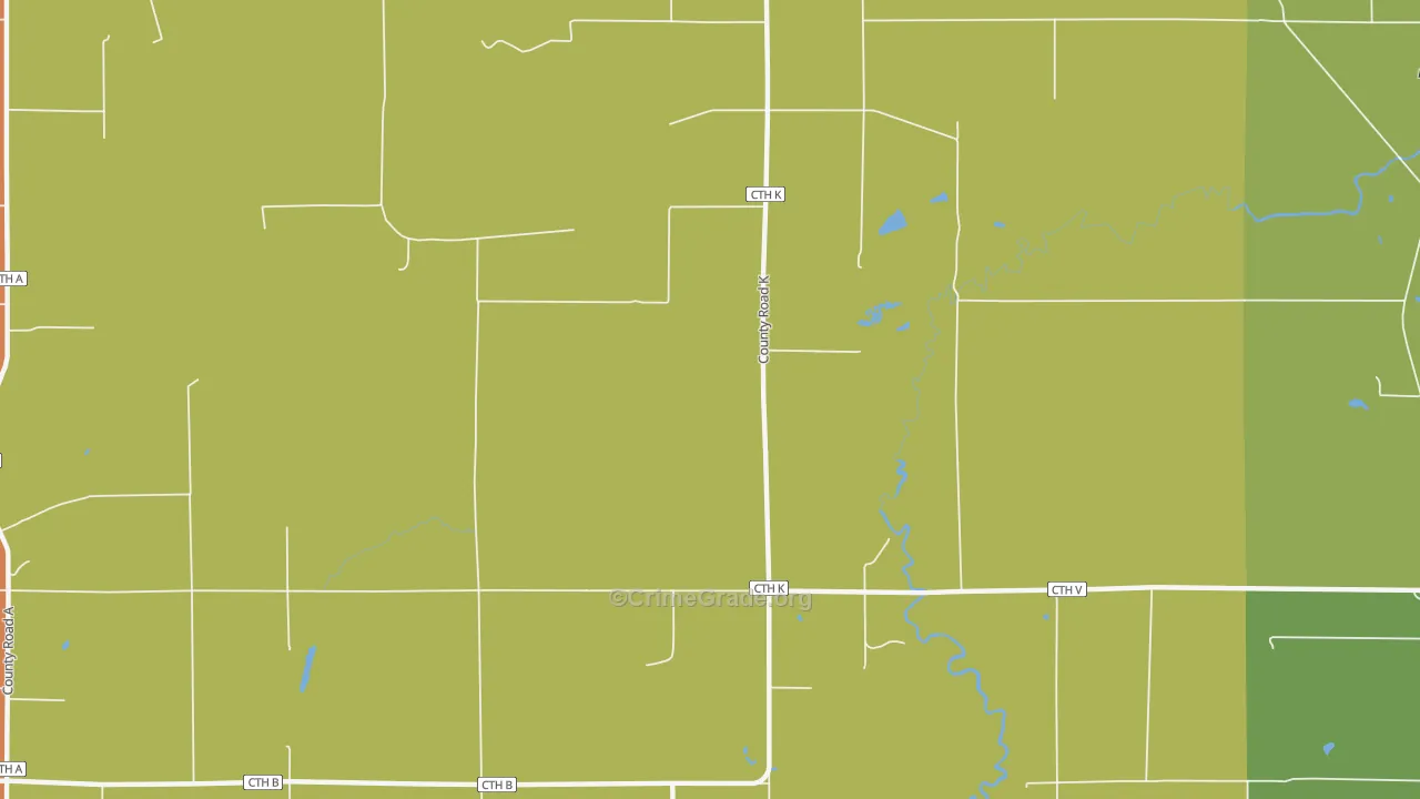 Wentworth, WI Map of Theft Rates