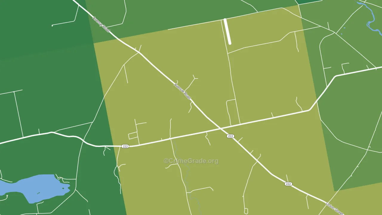 West Levant, ME Map of Theft Rates