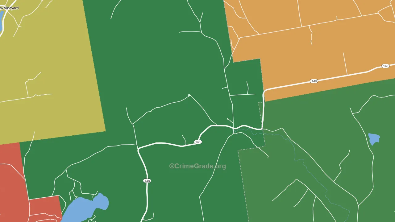 West Mills, ME Map of Theft Rates
