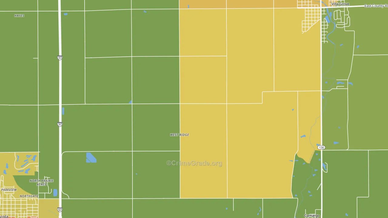 West Ridge, IL Map of Theft Rates