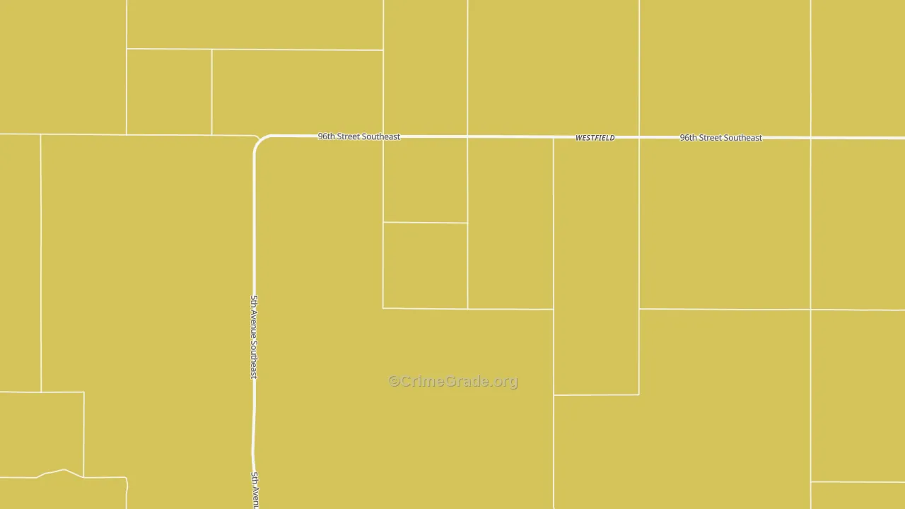 Westfield, ND Map of Theft Rates
