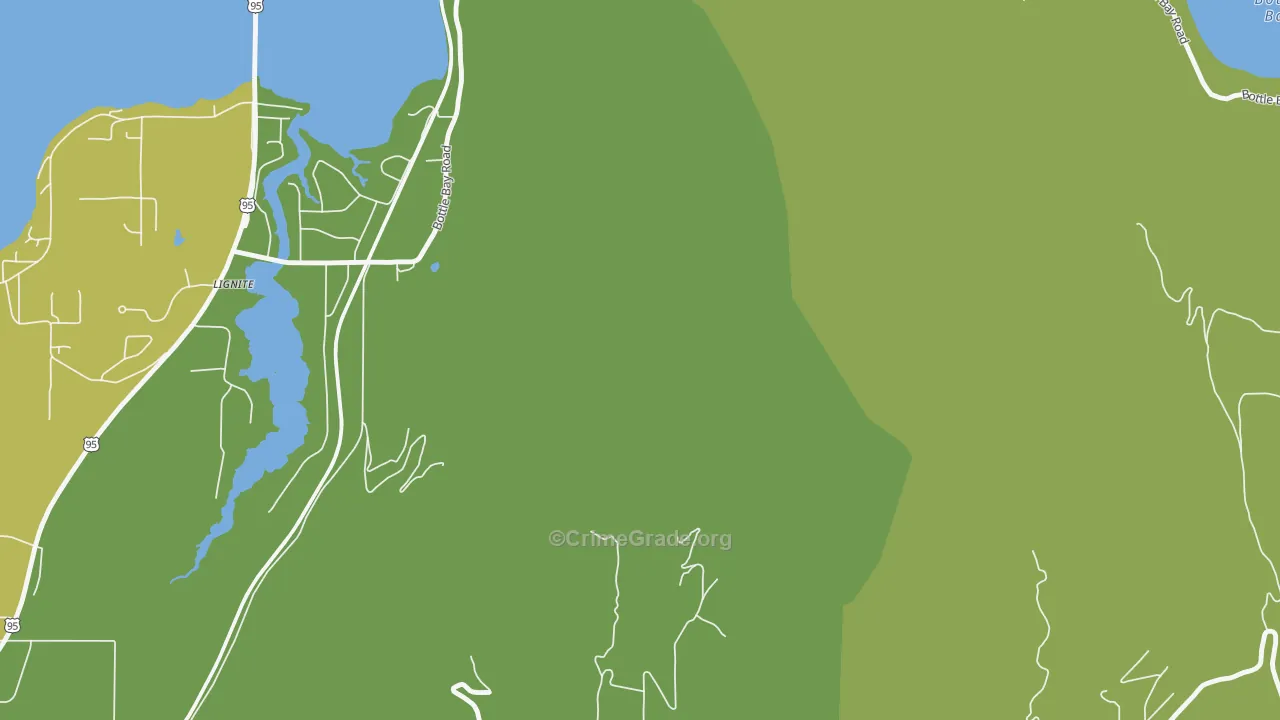 Westmond, ID Map of Theft Rates