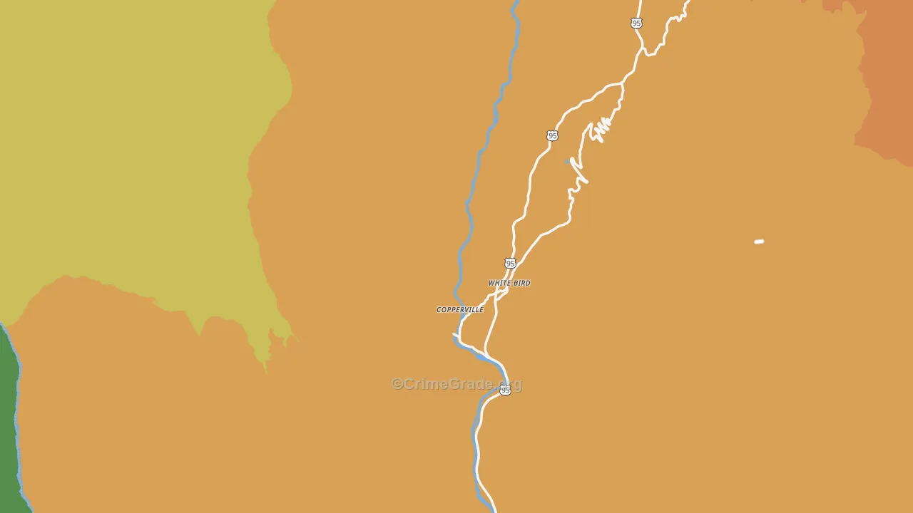 White Bird, ID Map of Theft Rates