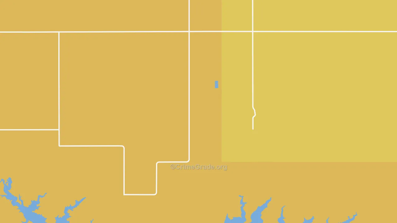 White Shield, ND Map of Theft Rates