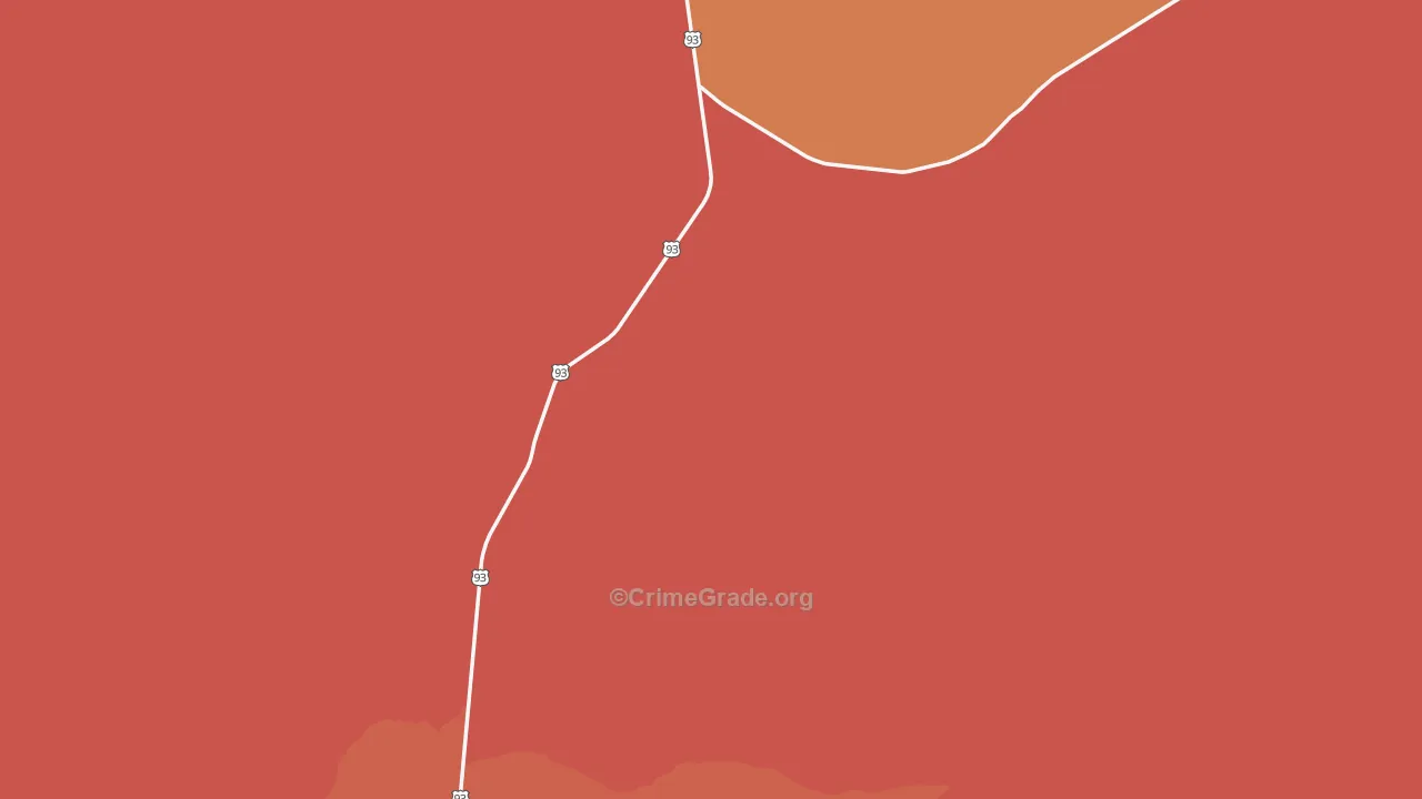 Wilkins, NV Map of Theft Rates