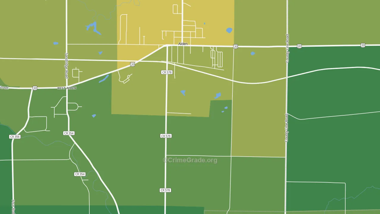 Williston, NY Map of Theft Rates