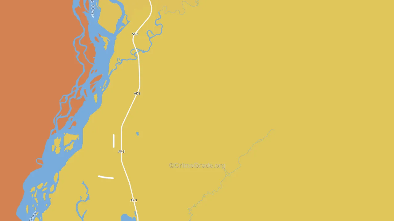Willow, AK Map of Theft Rates