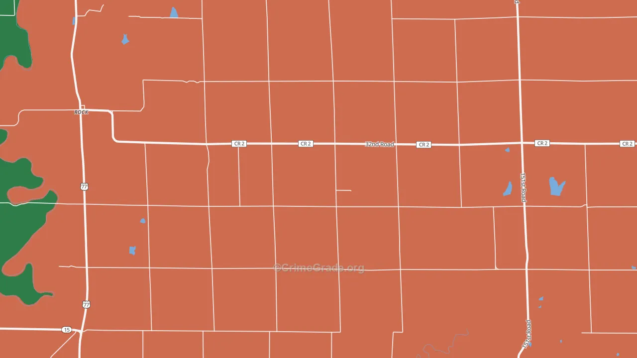 Wilmot, KS Map of Theft Rates
