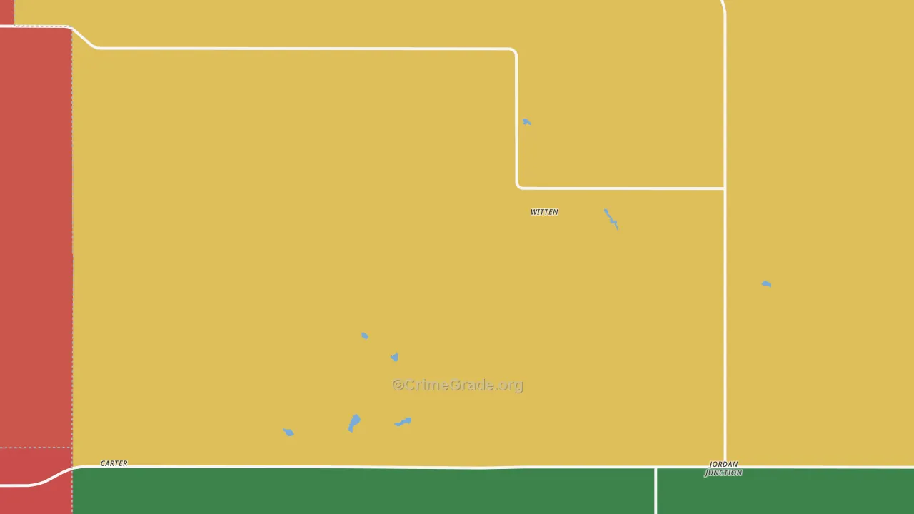 Witten, SD Map of Theft Rates