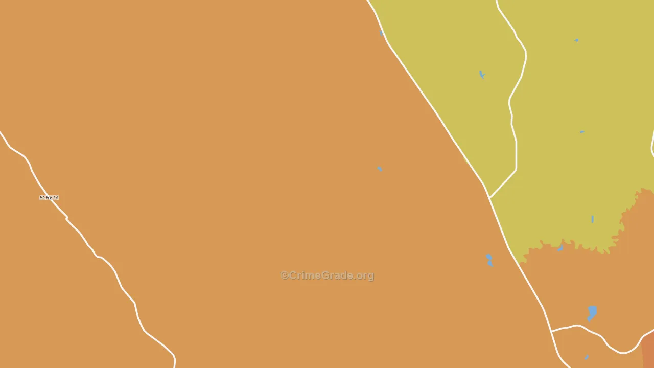Wyodak, WY Map of Theft Rates