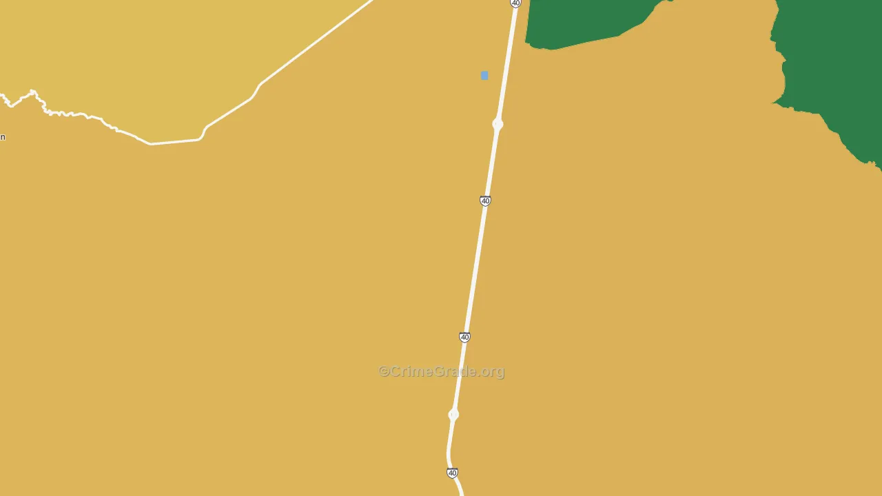 Yucca, AZ Map of Theft Rates