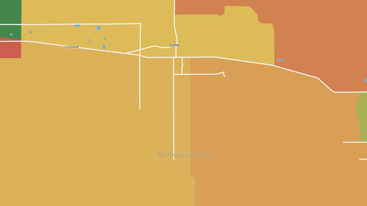 Yuma County, CO Map of Theft Rates