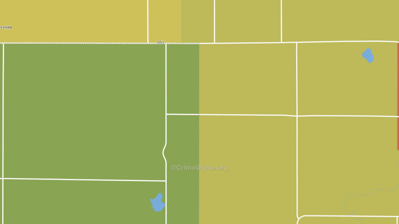 Zell, SD Map of Theft Rates