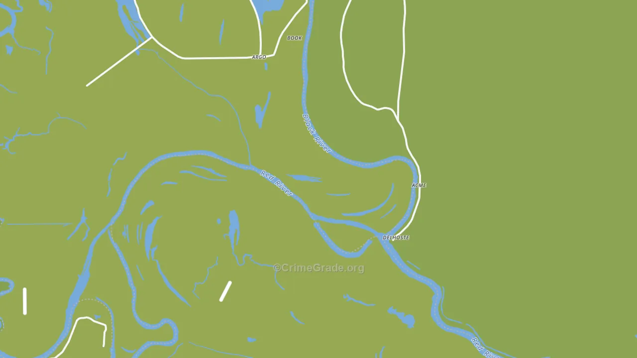 Acme, LA Map of Vandalism Rates