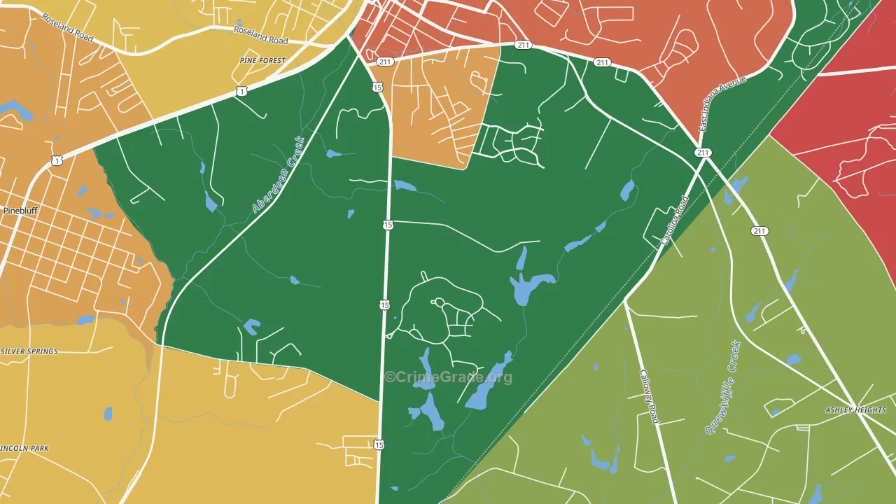 Addor, NC Map of Vandalism Rates