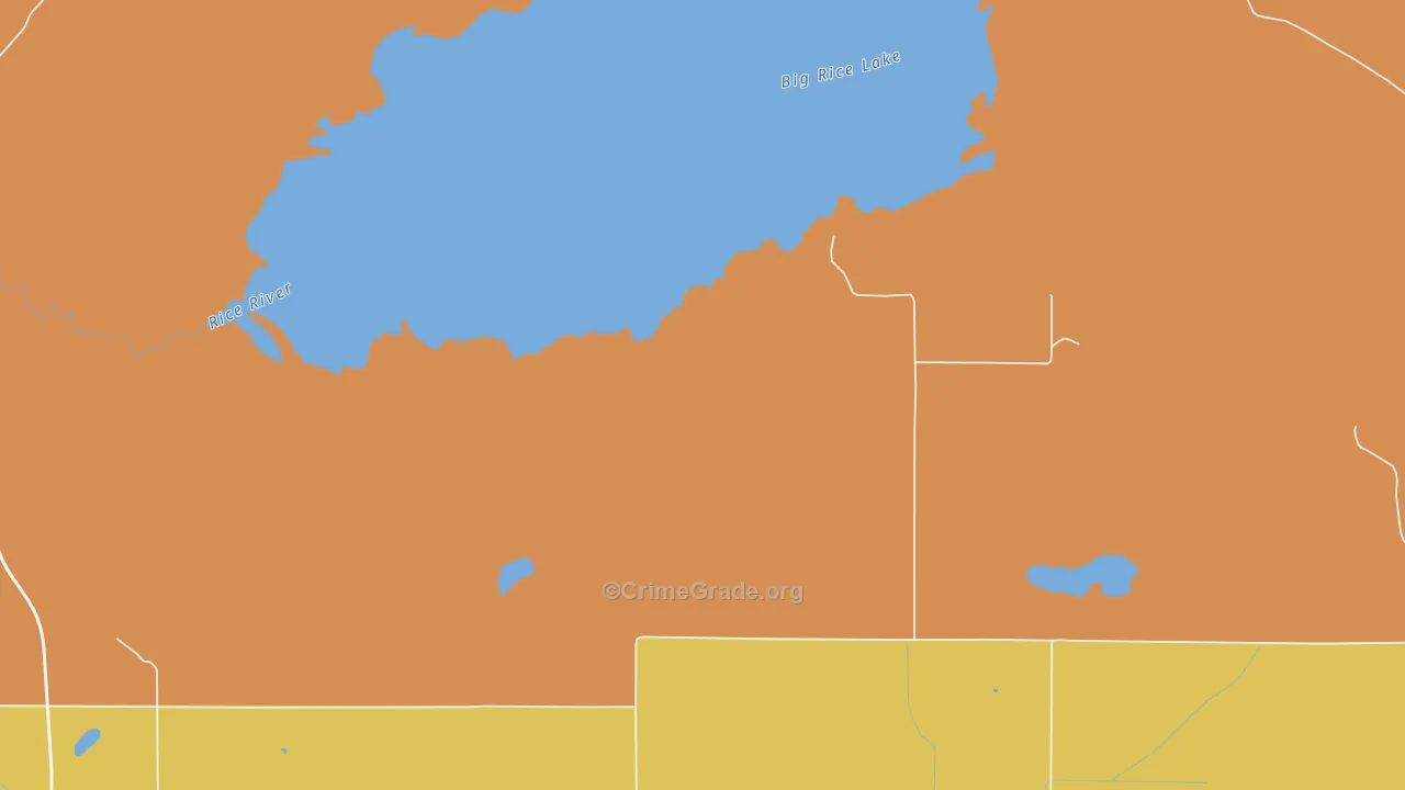 Adolph, MN Map of Vandalism Rates