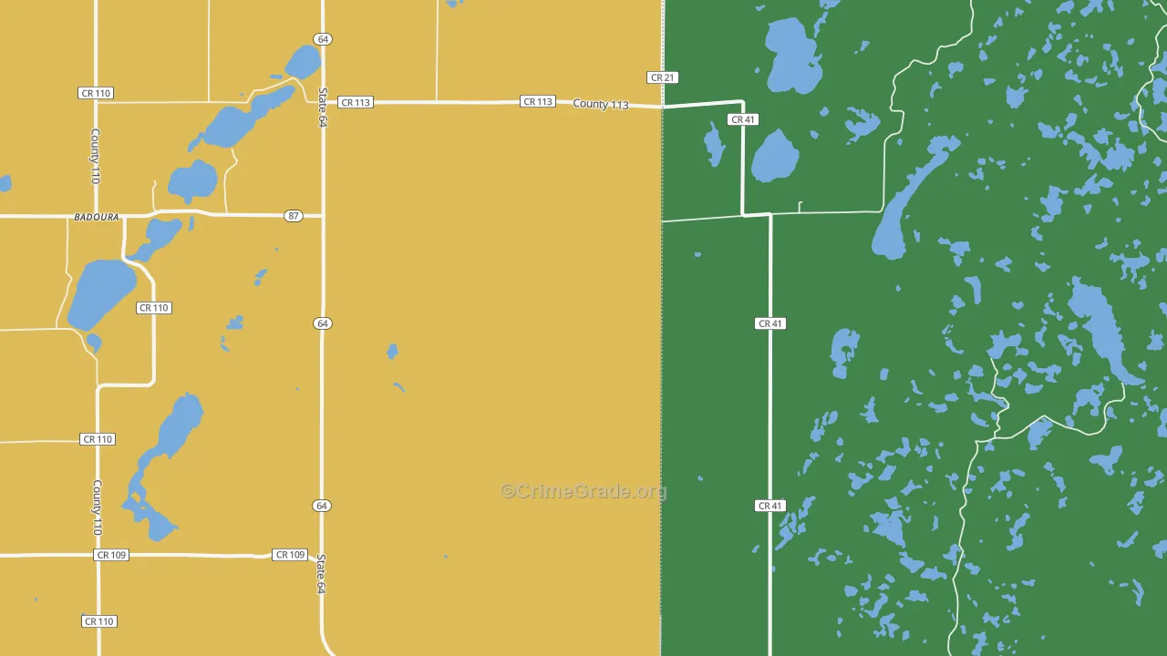 Ah Gwah Ching, MN Map of Vandalism Rates