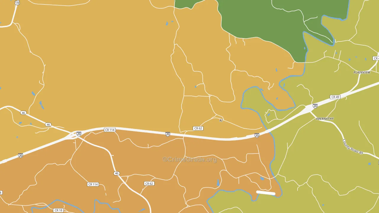 Ai, AL Map of Vandalism Rates