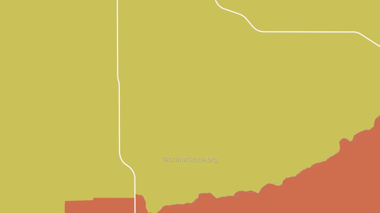Alanreed, TX Map of Vandalism Rates