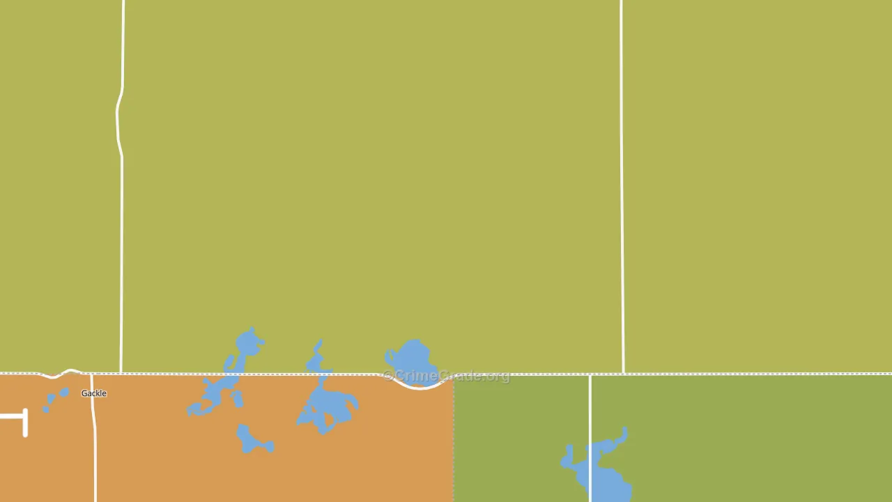 Alfred, ND Map of Vandalism Rates