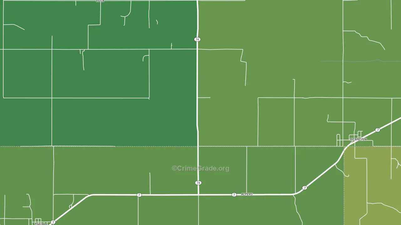Alpers, OK Map of Vandalism Rates