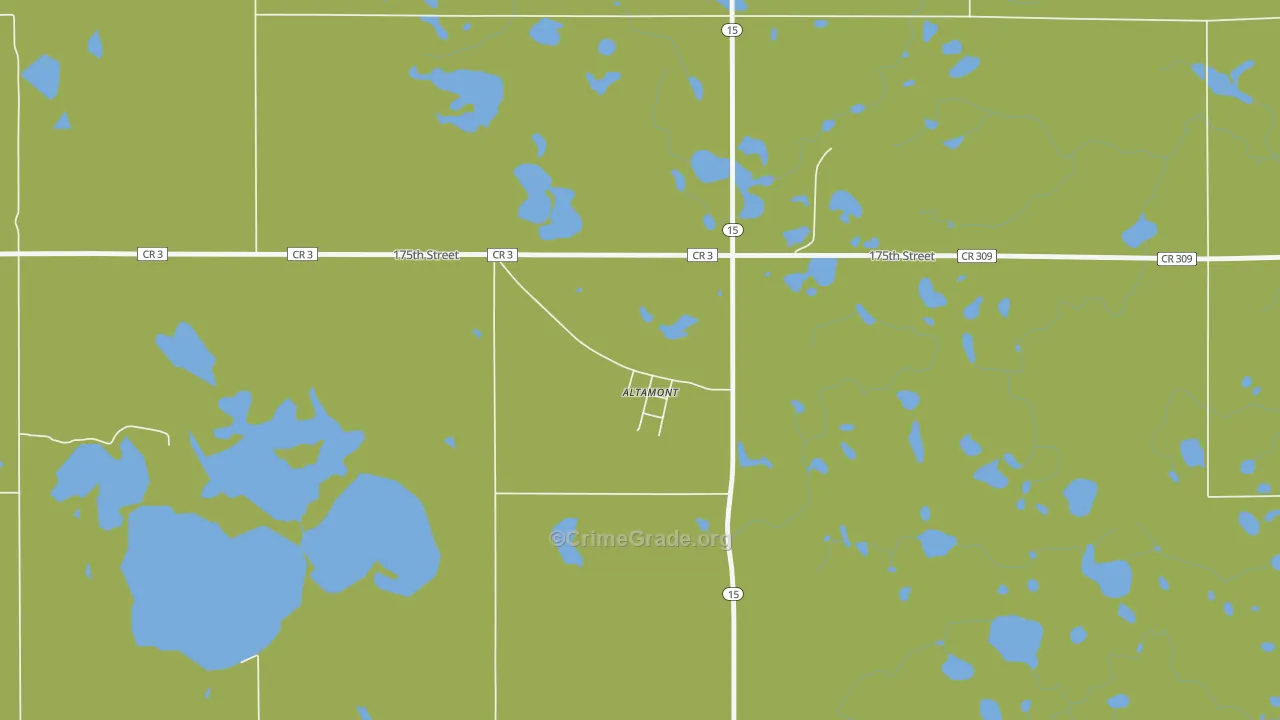 Altamont, SD Map of Vandalism Rates