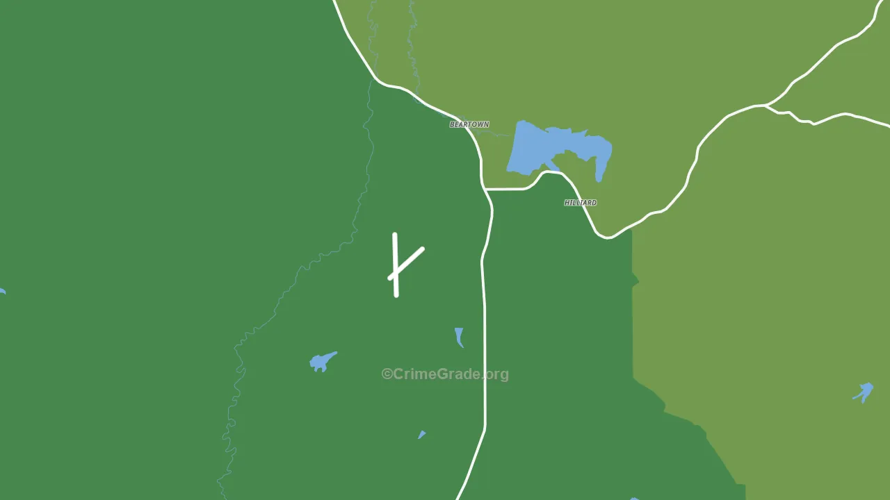 Altamont, WY Map of Vandalism Rates