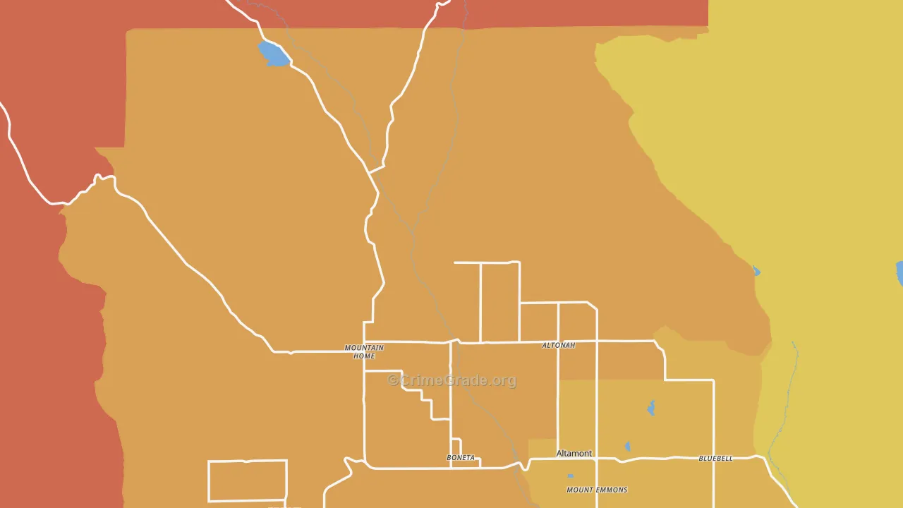 Altonah, UT Map of Vandalism Rates