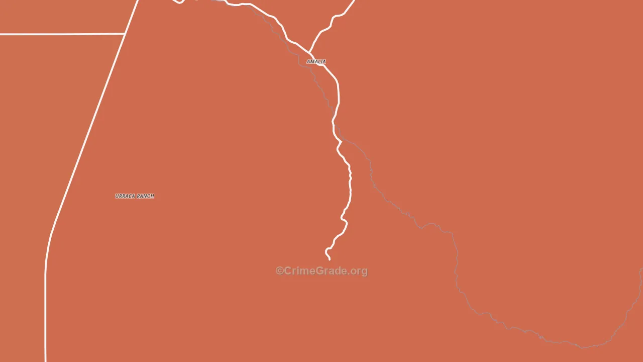 Amalia, NM Map of Vandalism Rates