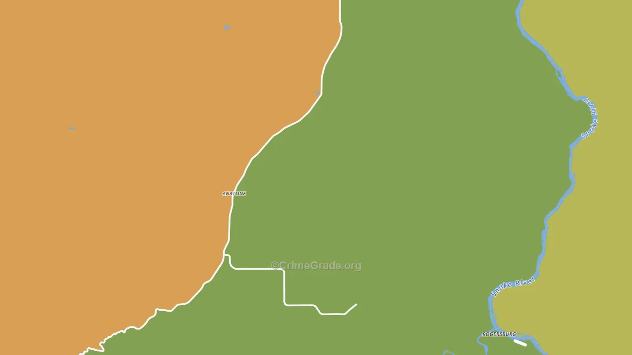 Anatone, WA Map of Vandalism Rates