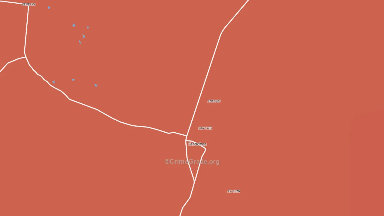 Anegam, AZ Map of Vandalism Rates