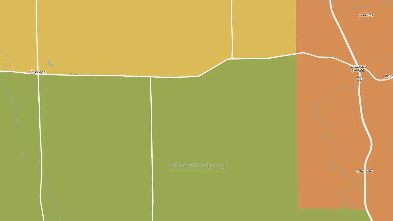 Angora, MN Map of Vandalism Rates