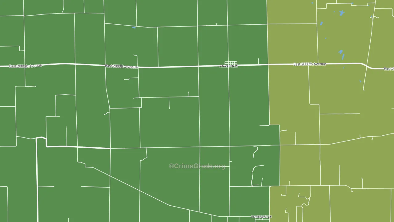 Annapolis, IL Map of Vandalism Rates