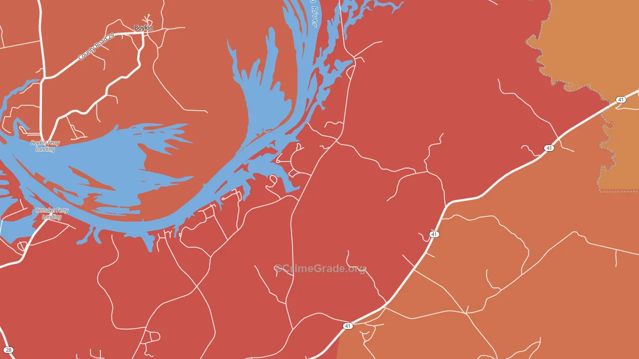 Annemanie, AL Map of Vandalism Rates