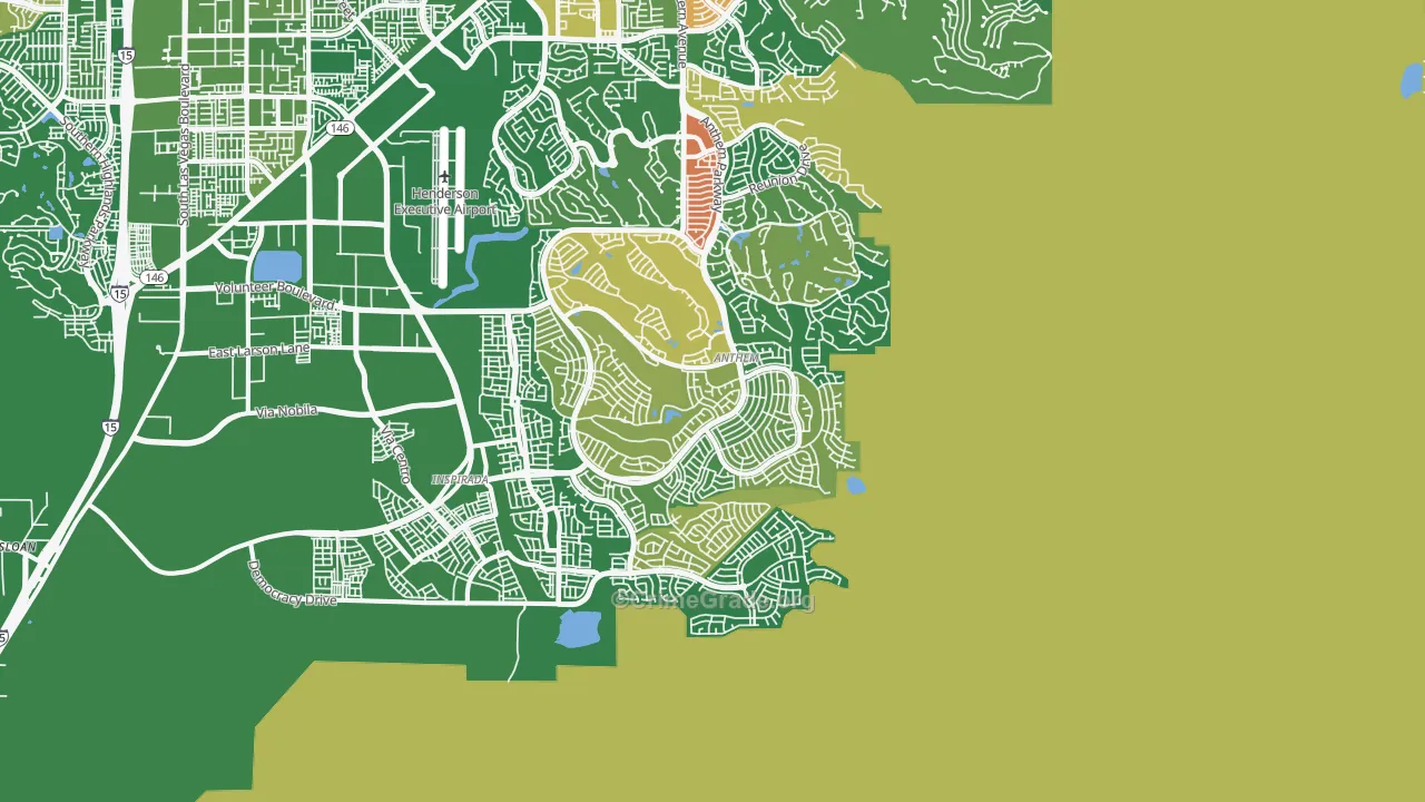 Anthem, Henderson, NV Map of Vandalism Rates