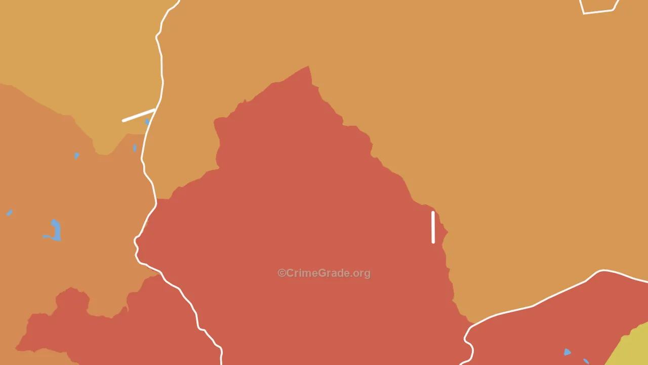 Aragon, NM Map of Vandalism Rates