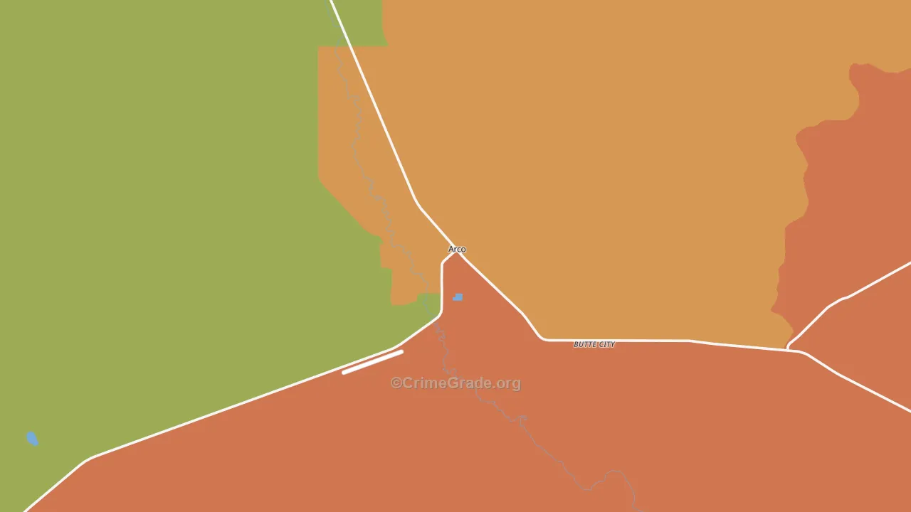Arco, ID Map of Vandalism Rates