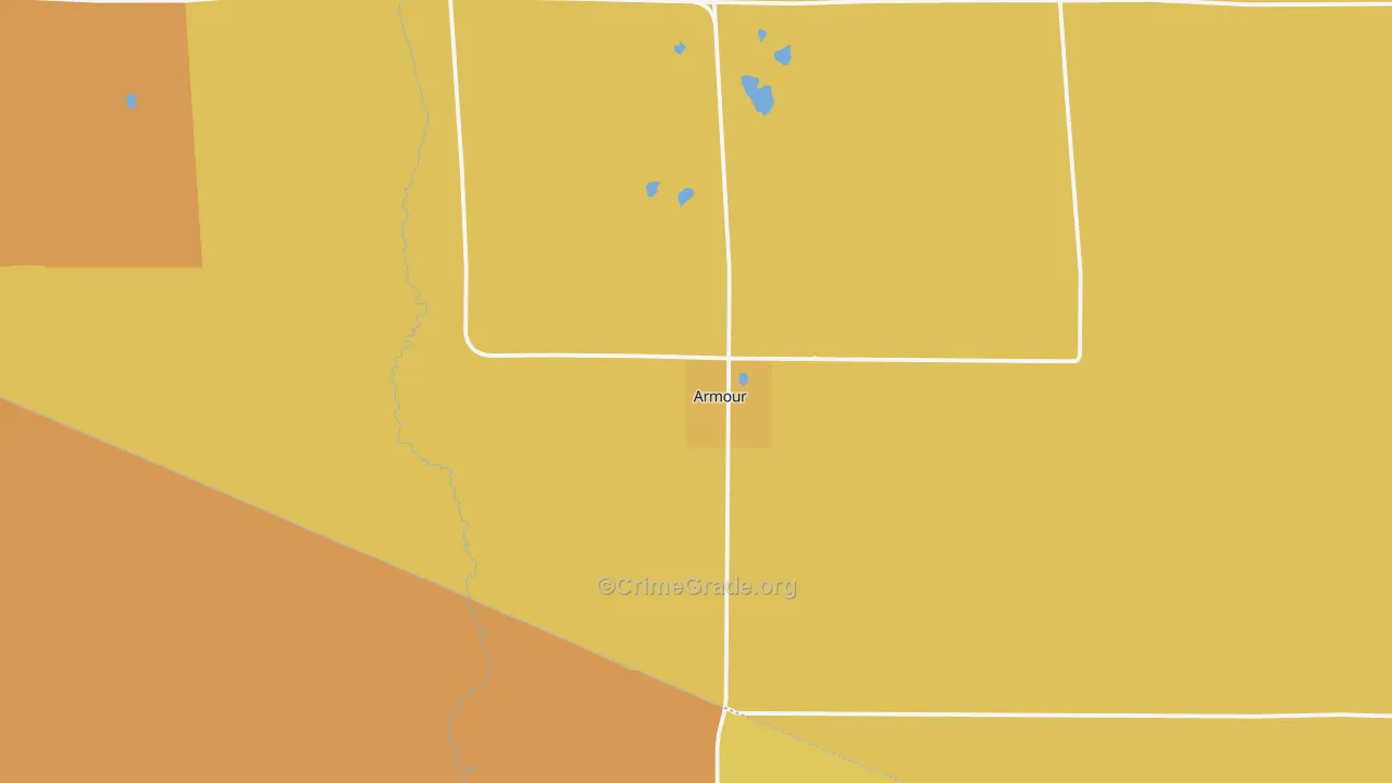 Armour, SD Map of Vandalism Rates