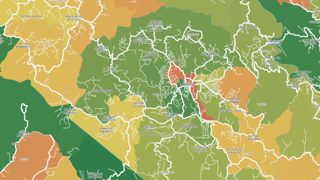Asomante, PR Map of Vandalism Rates
